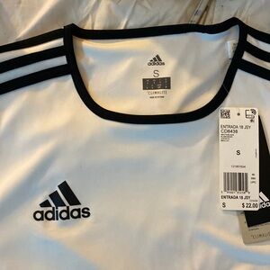 COPY - Brand new black and white ADIDAS shirt never worn still has tags on it.
